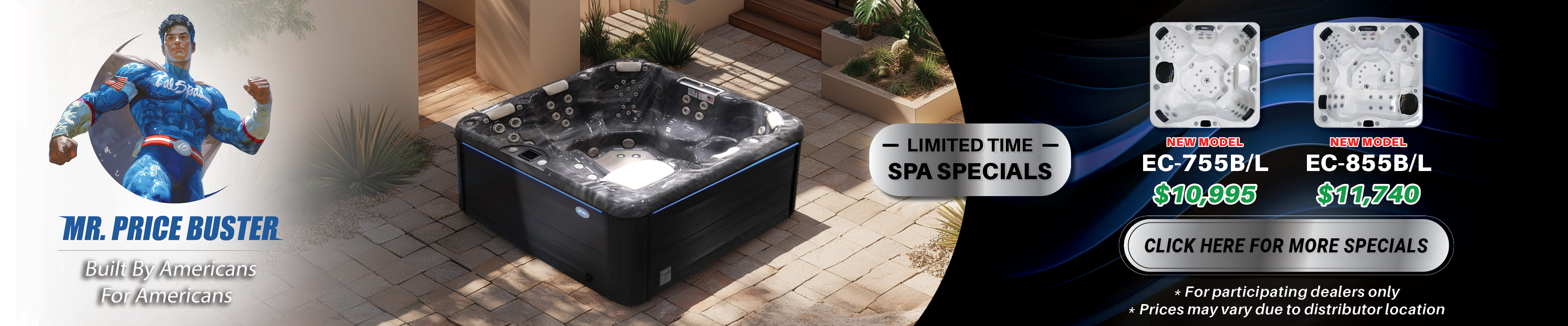 Calspas hot tub being used in a family setting - Bedford