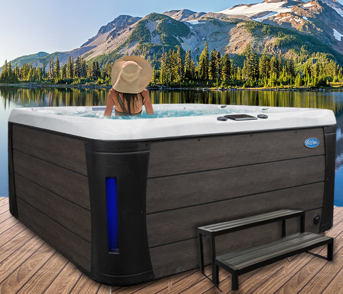 Calspas hot tub being used in a family setting - hot tubs spas for sale Bedford